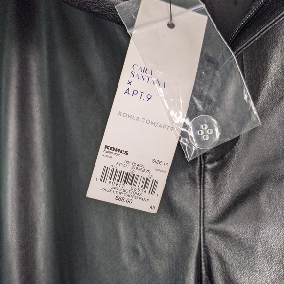 Cara Santana x Apt 9 Faux Leather Pants (16) - Picture 6 of 11